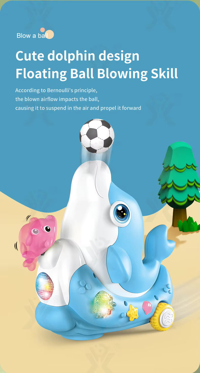 Magical Dolphin Music Toy – Walking, Lights & Floating Ball Fun