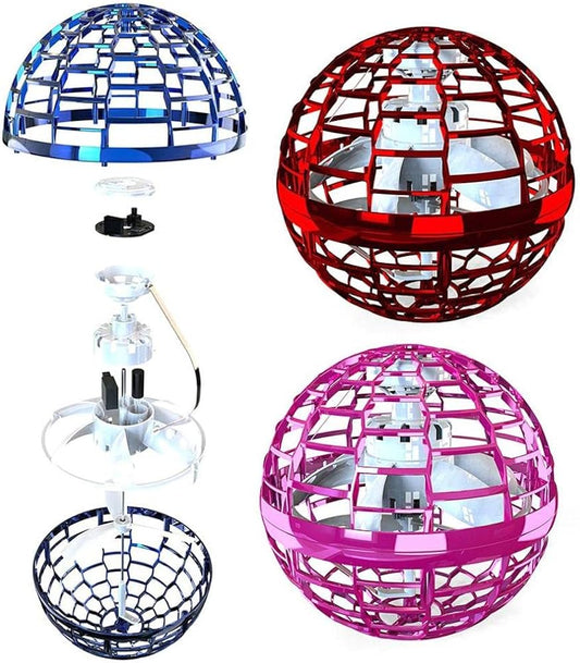 Fidget Flying Spinner ORB Ball β 360Β° Sensor Toy with RGB Lights & USB Rechargeable