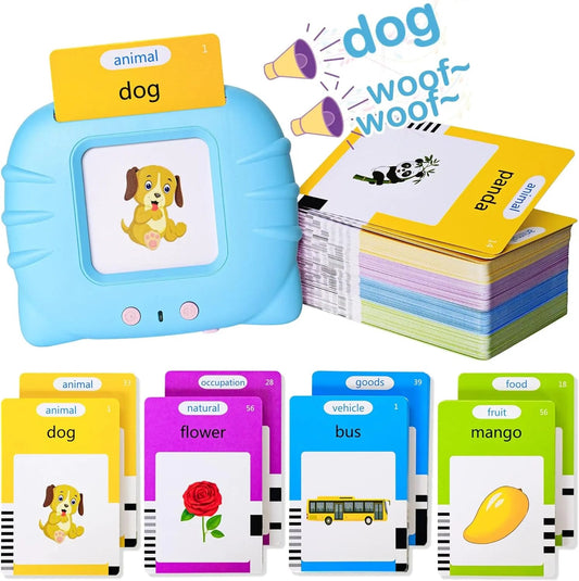 Talking Flash Cards - Interactive Educational Toy for Early Learning (Ages 2-6)