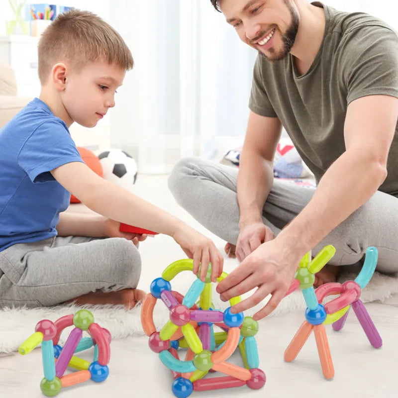 42-Piece Magnetic Building Blocks – Intelligent Construction Set for Kids