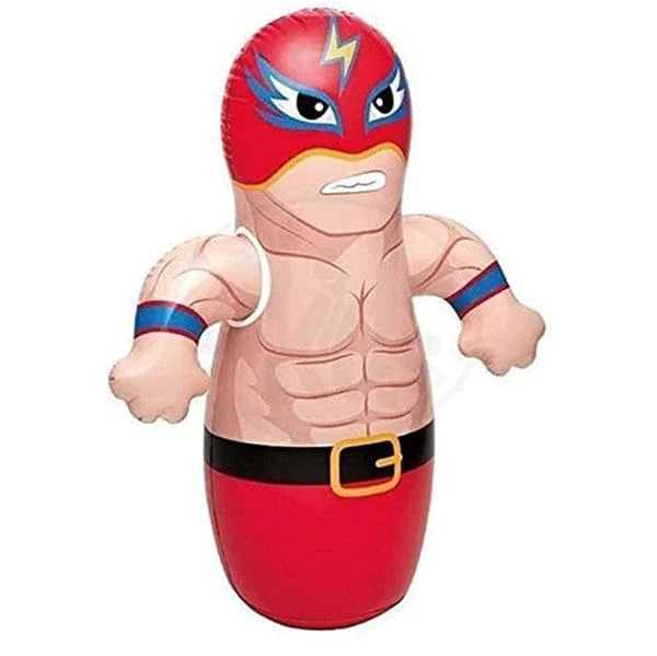 Intex 3D Inflatable Angry Boxer Hit Me Toy – Bouncy Fun for Kids