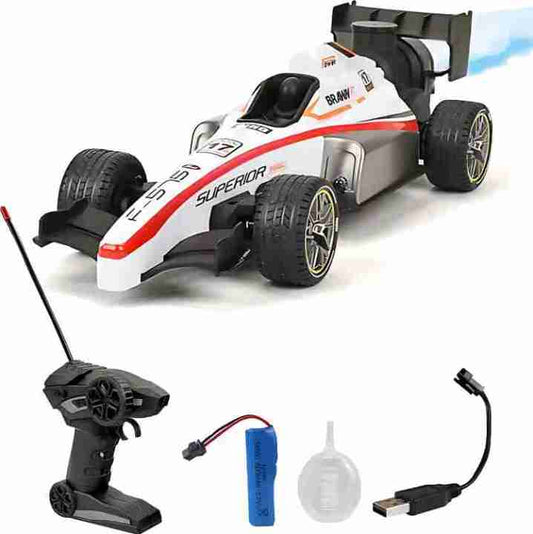 Speed One RC Formula Remote Control Car With Lights And Smoke