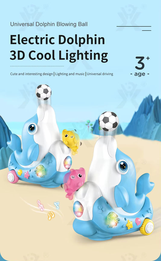 Magical Dolphin Music Toy – Walking, Lights & Floating Ball Fun