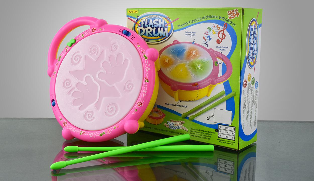 Flash Drum – Interactive Light-Up Musical Toy for Kids