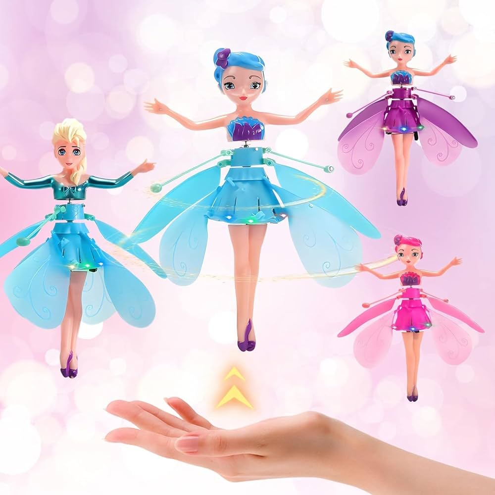 Flying Fairy Princess Doll – Hand-Sensor Sky Dancer Toy for Girls