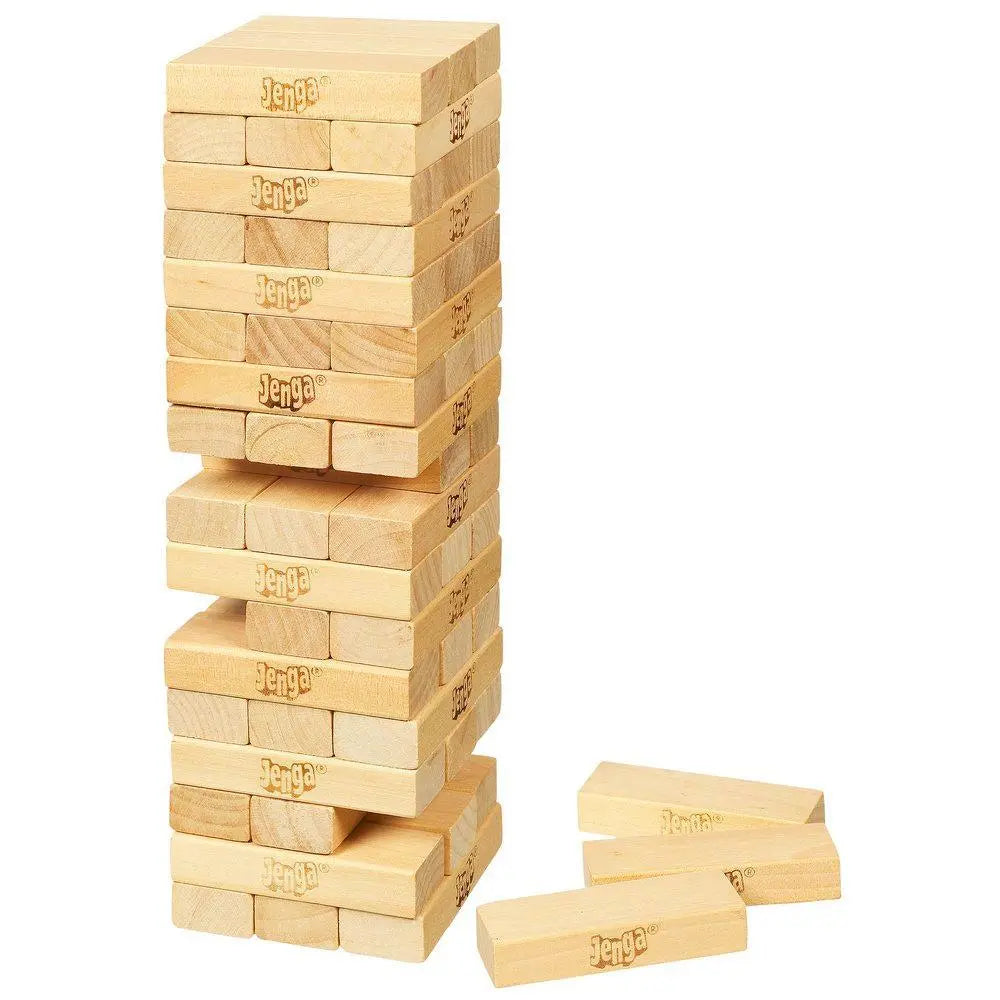 Classic Balance Block Game – Wooden Jenga Tower for Everyone