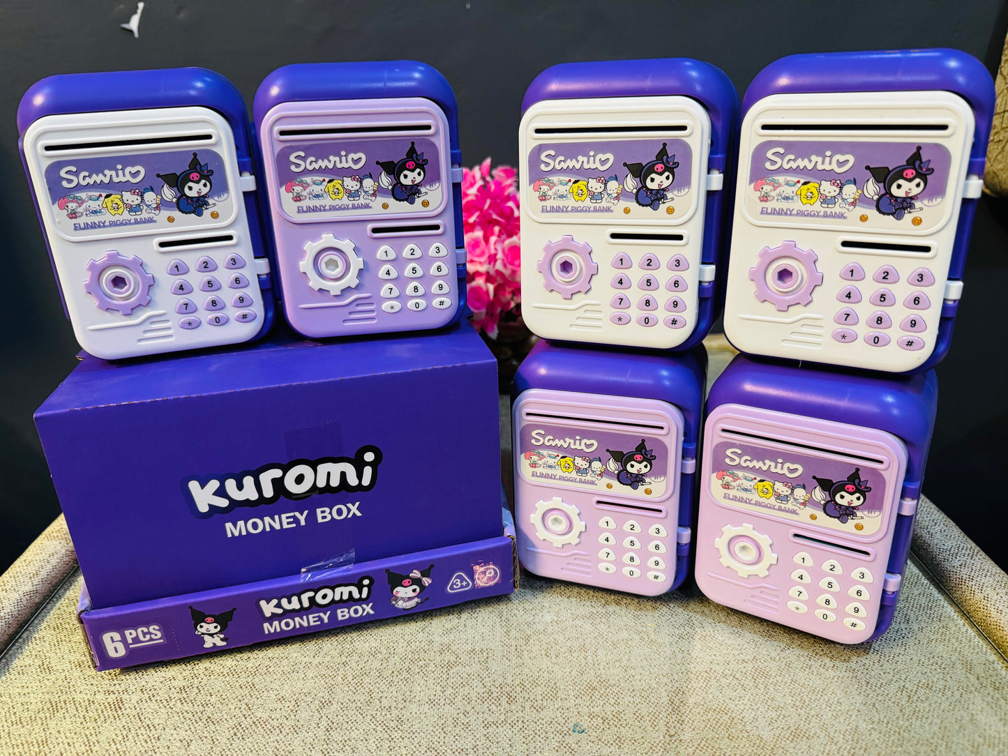 Cute Kuromi Piggy Bank for Kids – Mini Money Saver Box