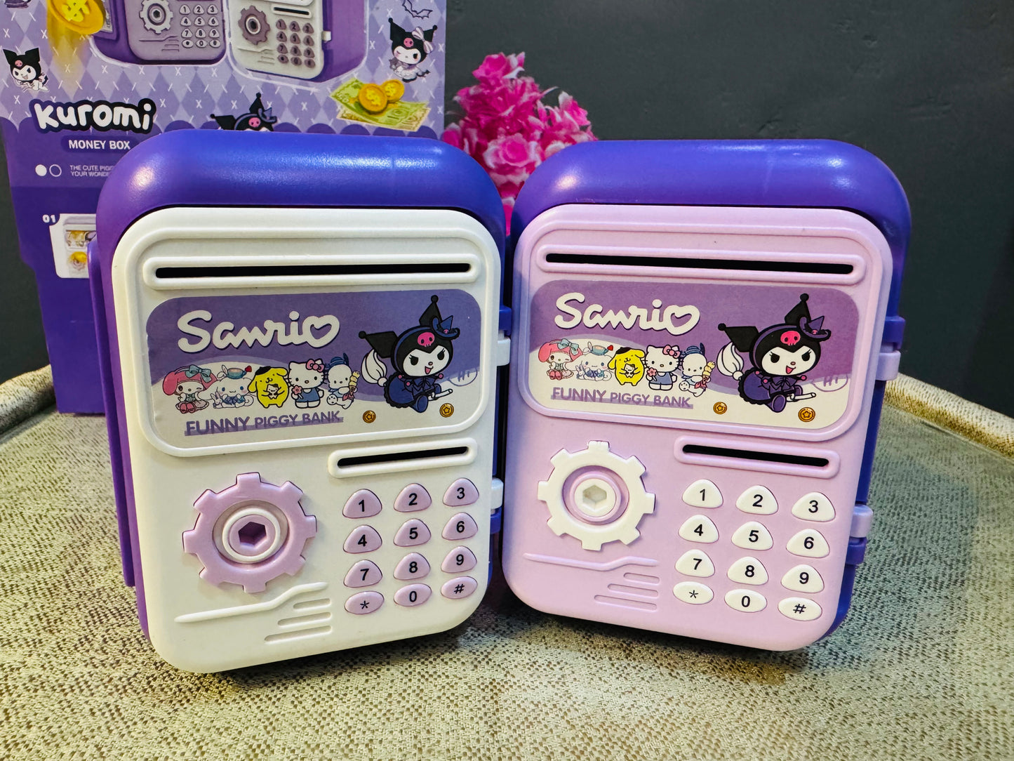 Cute Kuromi Piggy Bank for Kids – Mini Money Saver Box