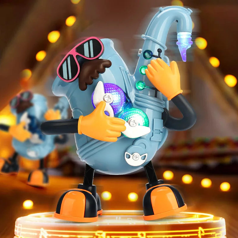 Mr. Rock Electric Dancing Toy – Lights, Music, Guitar & Sax Fun for Kids