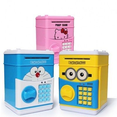 ATM Piggy Bank – Password-Protected Mini Safe for Kids