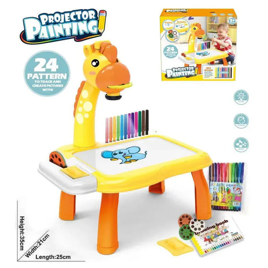 Kids' Drawing Projector Table – Interactive Art & Learning Set