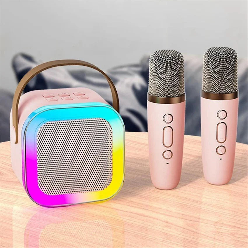 Wireless Karaoke Speaker – Bluetooth Speaker with 2 Microphone